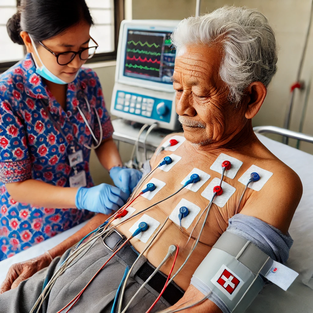 Nepali patient ecg